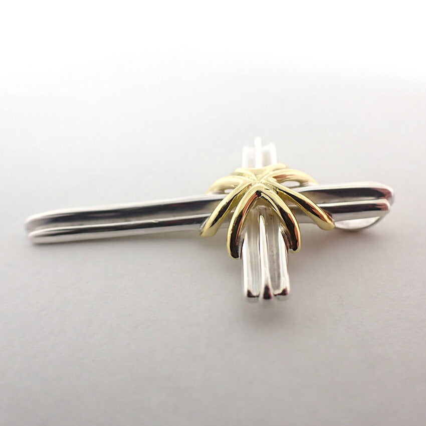 【中古】TIFFANY/ティファニー 925/750 シグネチャー クロス ペンダントトップ/j204-2