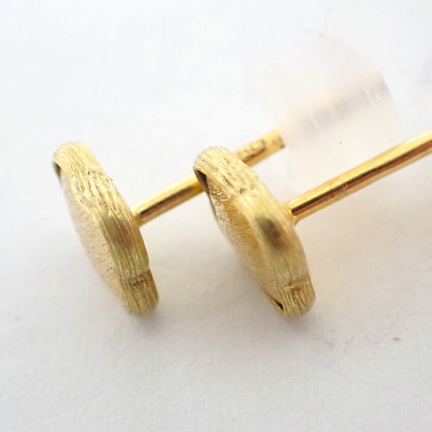 【中古】750 ITALY 四つ葉のクローバー ピアス/j204-9