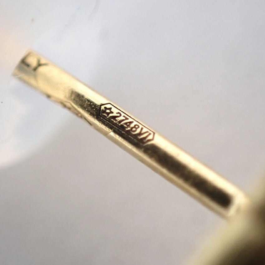 【中古】750 ITALY 四つ葉のクローバー ピアス/j204-9