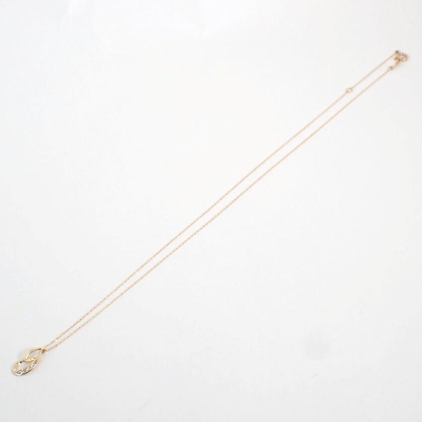 【中古】K10 ダイヤモンド ペンダント/j205-12