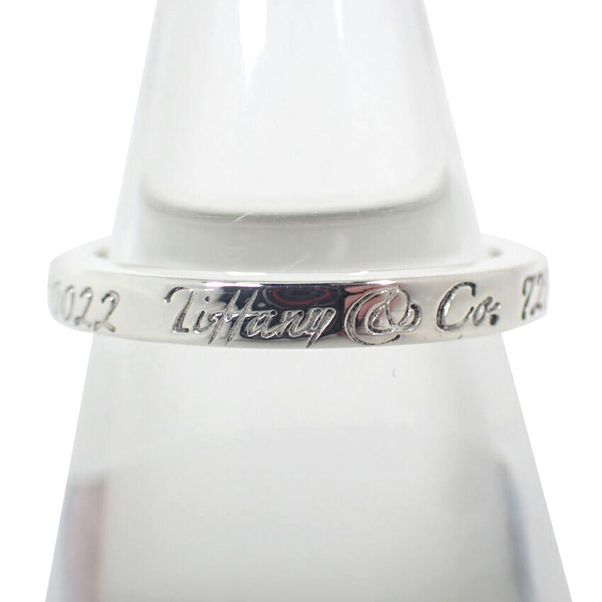 【中古】TIFFANY/ティファニー 925 ノーツ ナロー リング /11.5号/j205-3