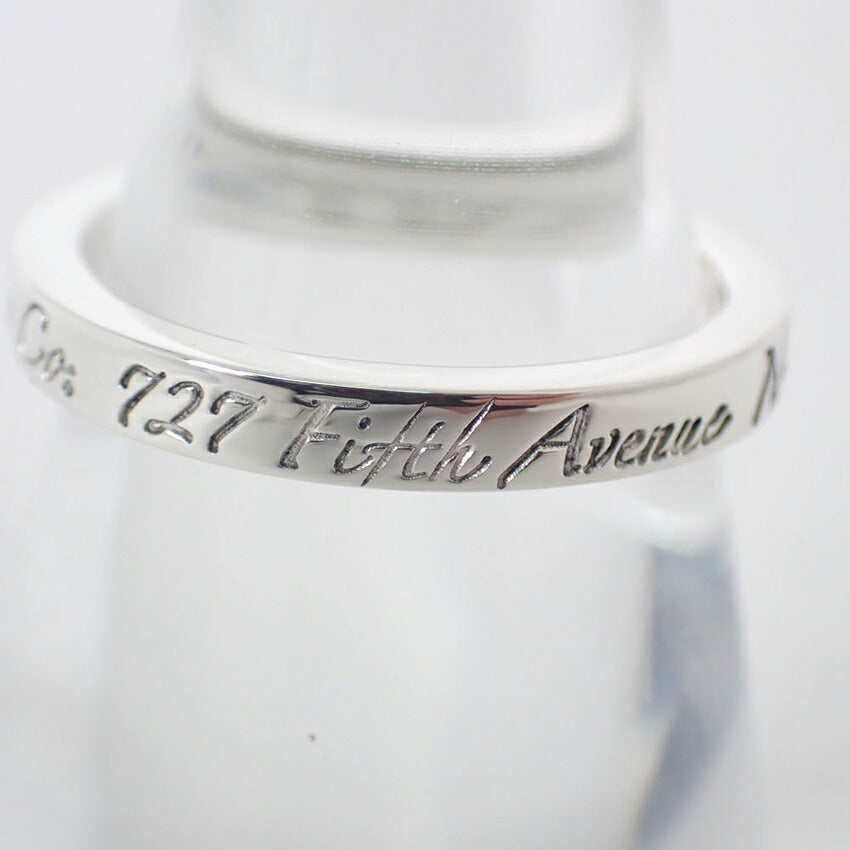 【中古】TIFFANY/ティファニー 925 ノーツ ナロー リング /11.5号/j205-3