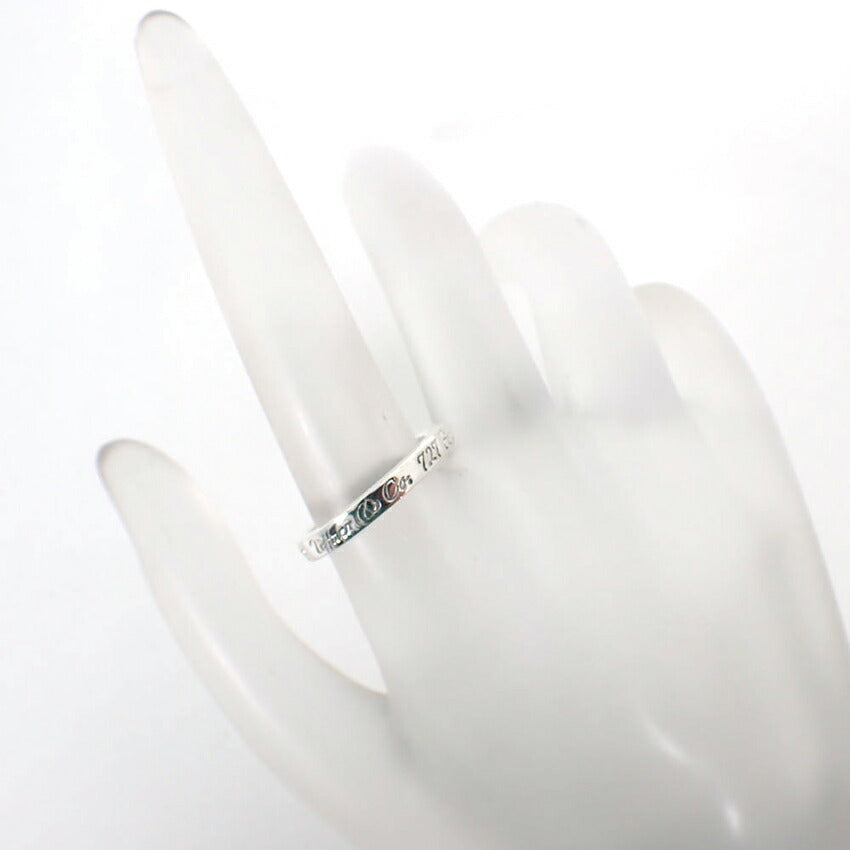 【中古】TIFFANY/ティファニー 925 ノーツ ナロー リング /11.5号/j205-3