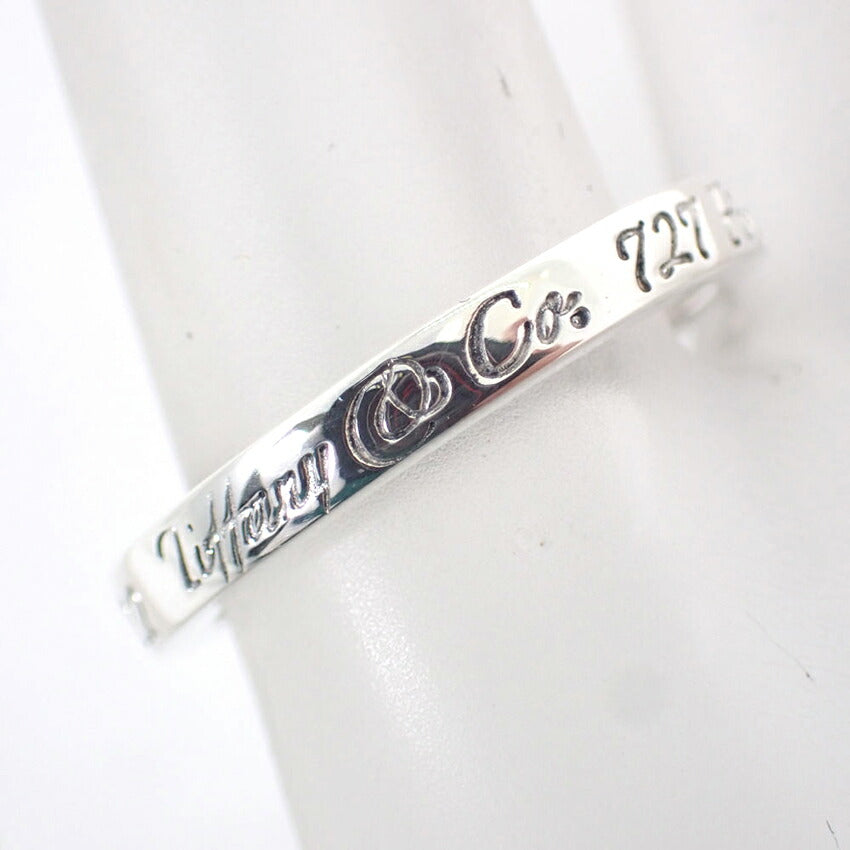 【中古】TIFFANY/ティファニー 925 ノーツ ナロー リング /11.5号/j205-3