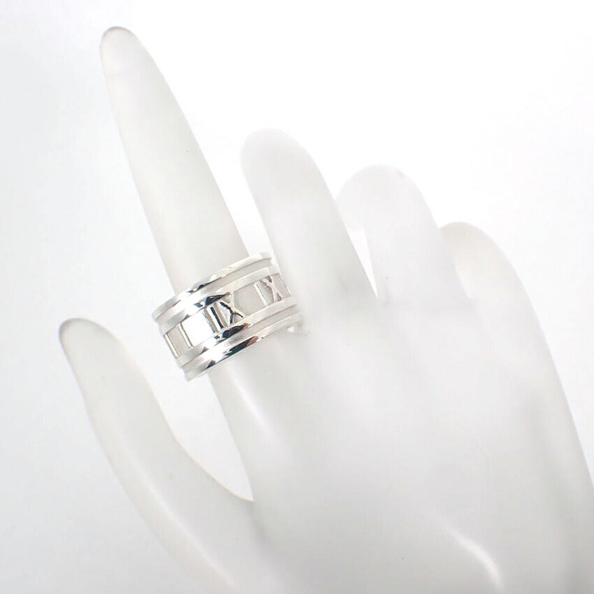 【中古】TIFFANY/ティファニー 925 アトラス ワイド リング/12.5号/j205-6