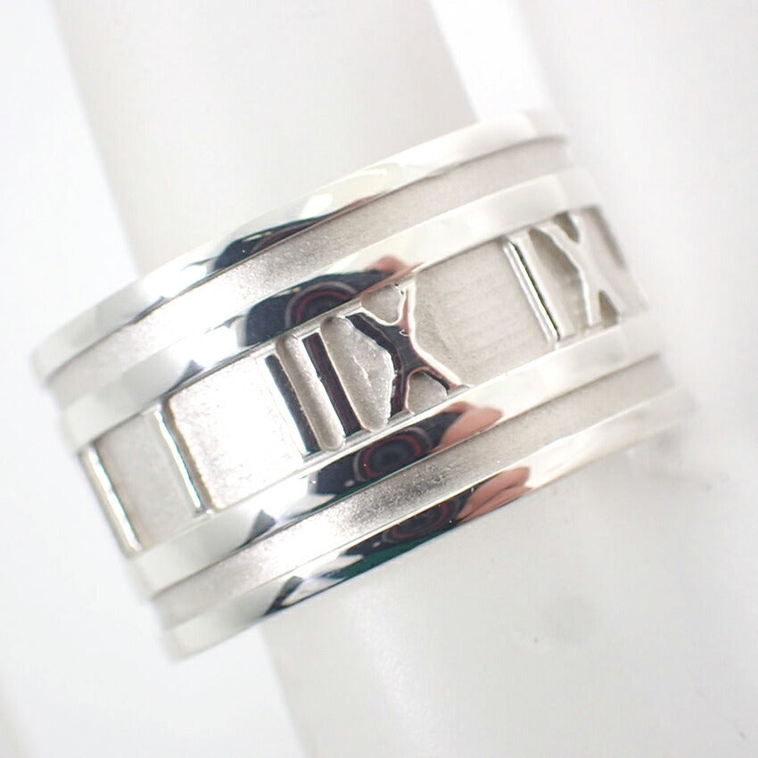 【中古】TIFFANY/ティファニー 925 アトラス ワイド リング/12.5号/j205-6
