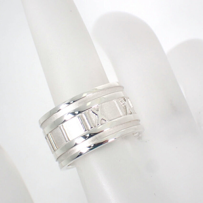 【中古】TIFFANY/ティファニー 925 アトラス ワイド リング/12.5号/j205-6