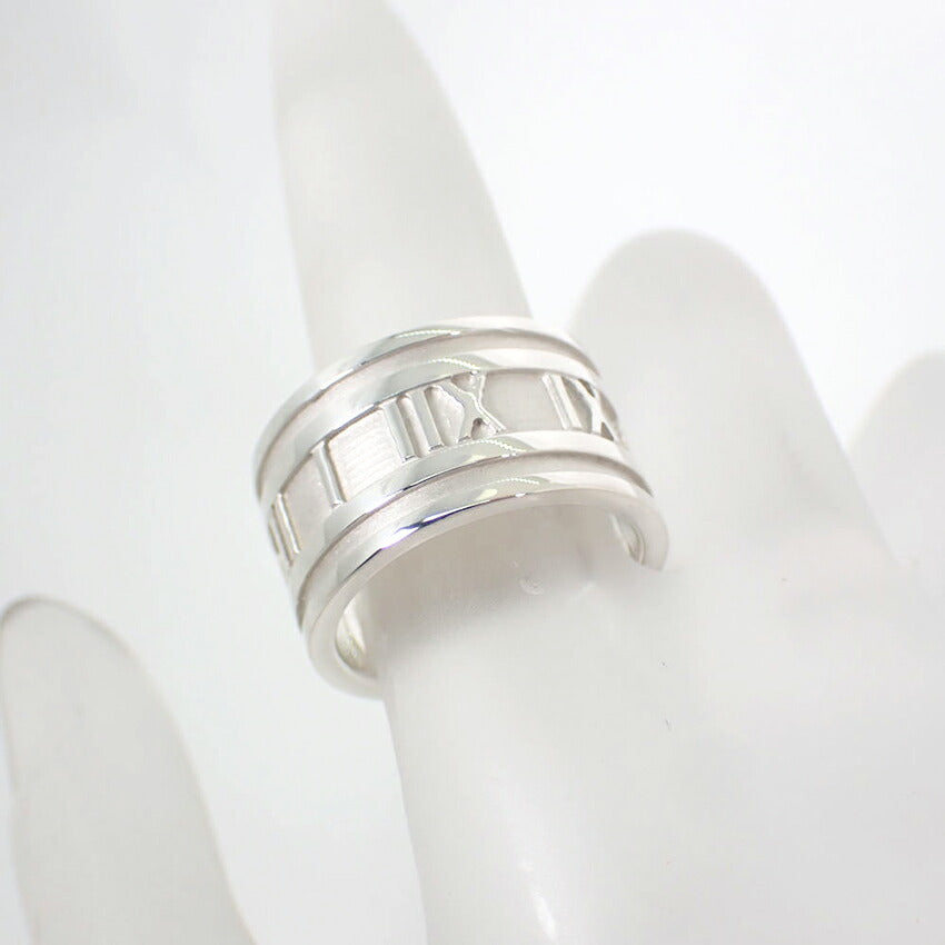 【中古】TIFFANY/ティファニー 925 アトラス ワイド リング/12.5号/j205-6