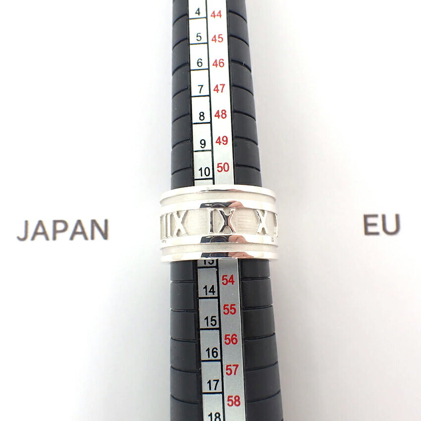 【中古】TIFFANY/ティファニー 925 アトラス ワイド リング/12.5号/j205-6