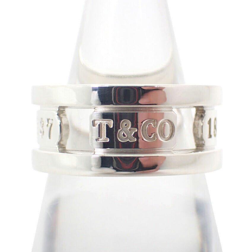 【中古】TIFFANY/ティファニー 925 1837 エレメント リング /14号/j205-7