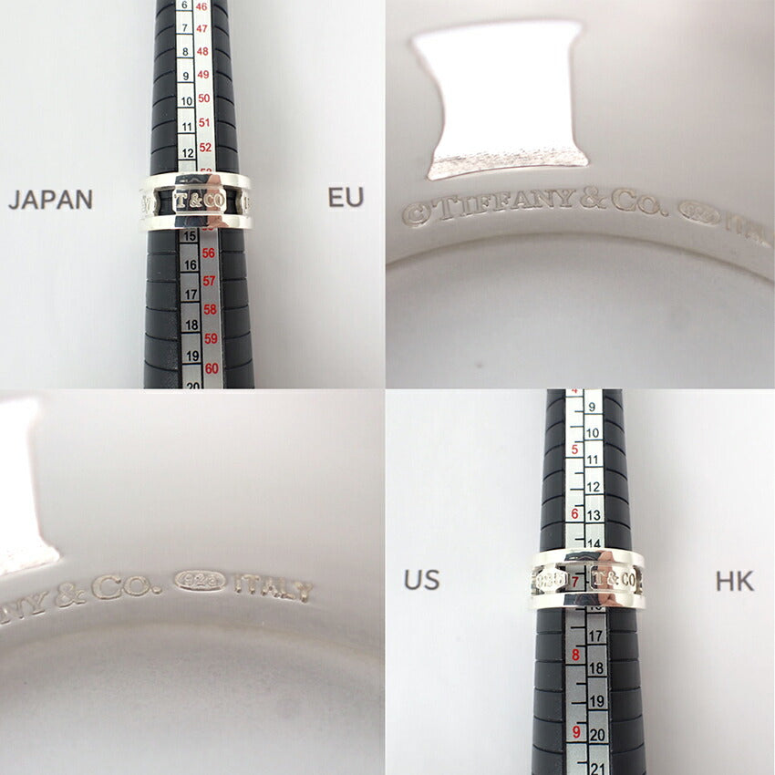 【中古】TIFFANY/ティファニー 925 1837 エレメント リング /14号/j205-7