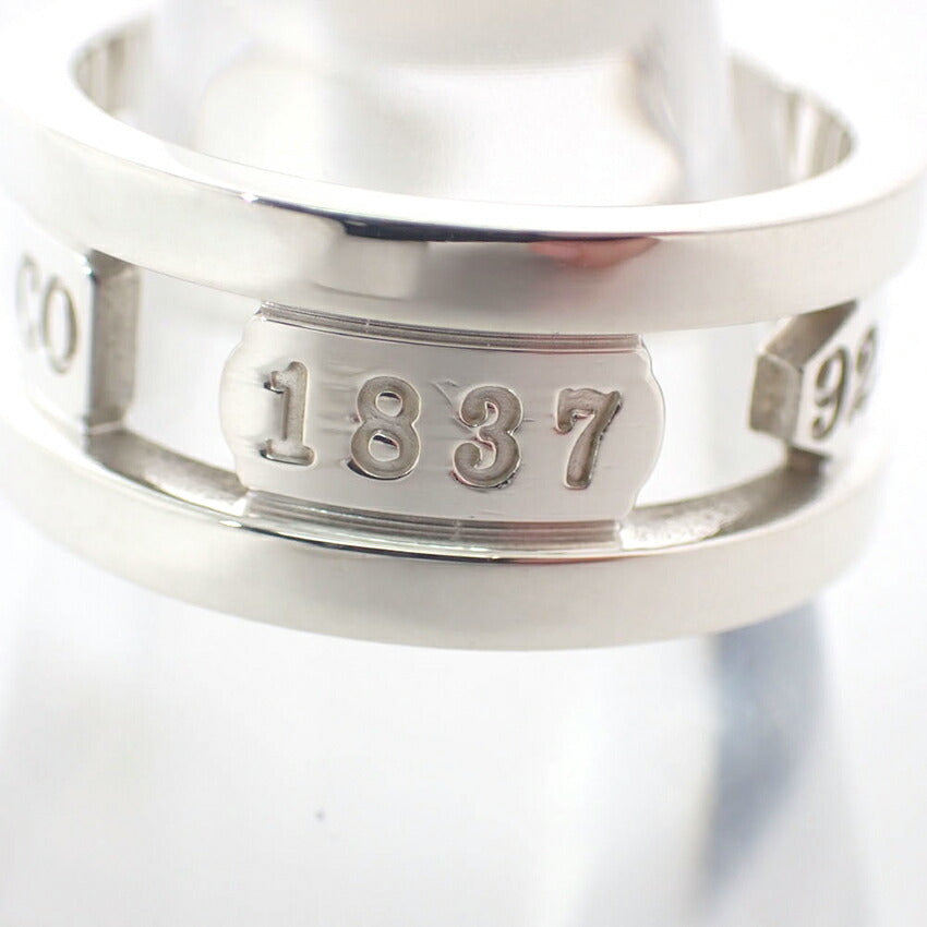 【中古】TIFFANY/ティファニー 925 1837 エレメント リング /14号/j205-7