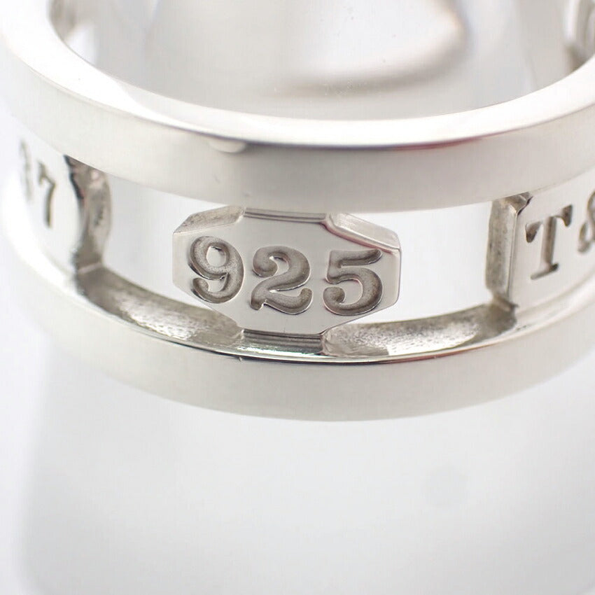 【中古】TIFFANY/ティファニー 925 1837 エレメント リング /14号/j205-7