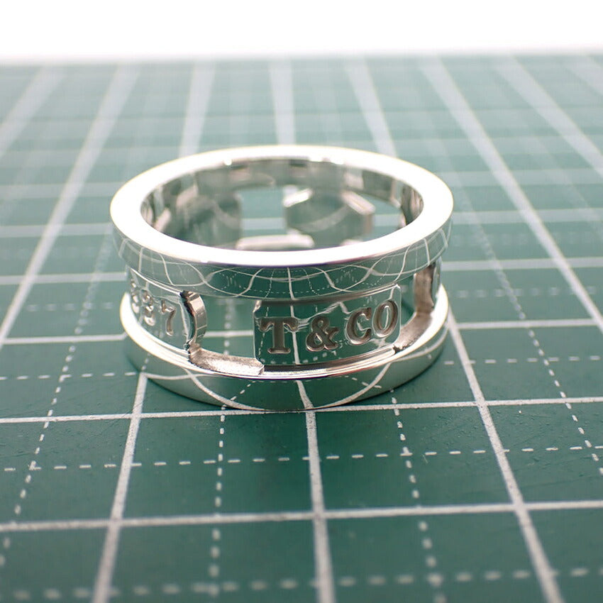 【中古】TIFFANY/ティファニー 925 1837 エレメント リング /14号/j205-7