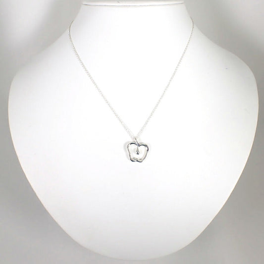 【中古】TIFFANY/ティファニー 925 アップル ペンダント/ネックレス/j205-8
