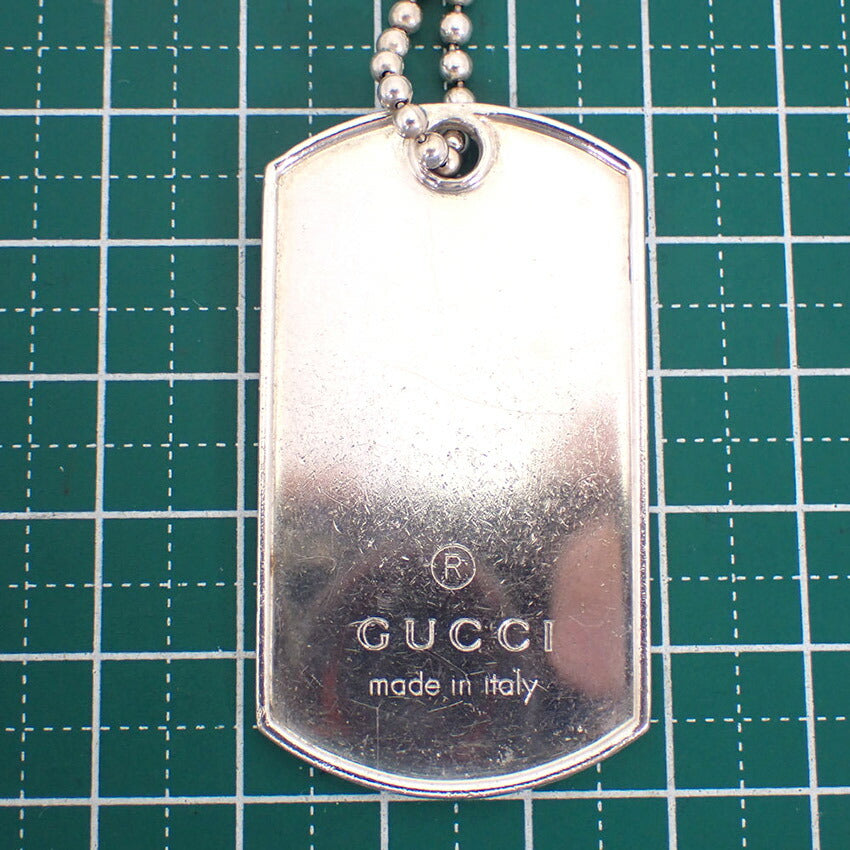 【中古】GUCCI/グッチ/ドックタグ　プレート/j206-6