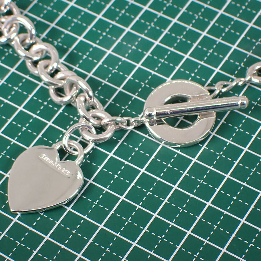 【中古】TIFFANY/ティファニー 925 リターントゥティファニー ハート チェーン ネックレス/j207-8