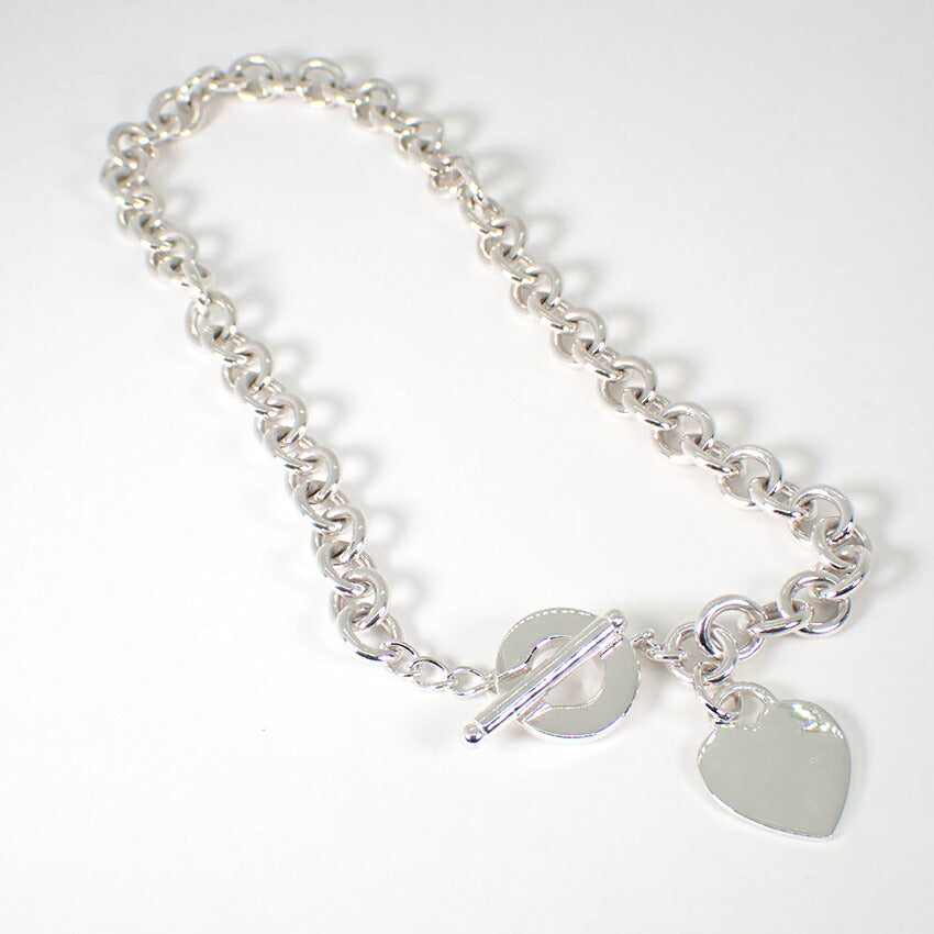 【中古】TIFFANY/ティファニー 925 リターントゥティファニー ハート チェーン ネックレス/j207-8