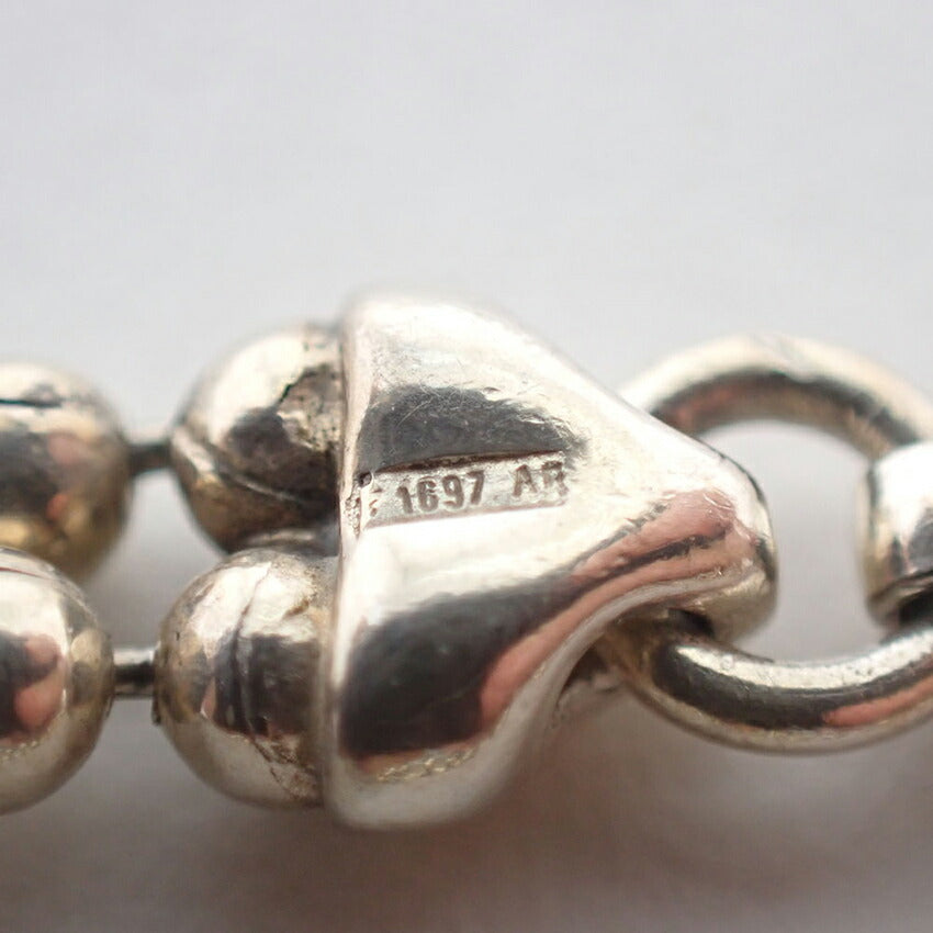 【中古】GUCCI/グッチ 925 ダブルボール チェーンペンダント/ネックレス/j208-11