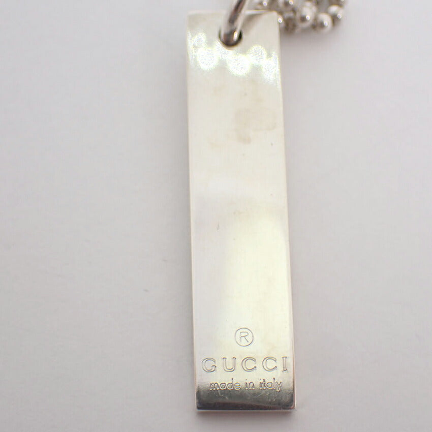 【中古】GUCCI/グッチ 925 ダブルボール チェーンペンダント/ネックレス/j208-2