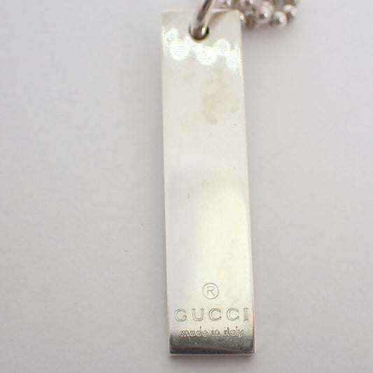 【中古】GUCCI/グッチ 925 ダブルボール チェーンペンダント/ネックレス/j208-2
