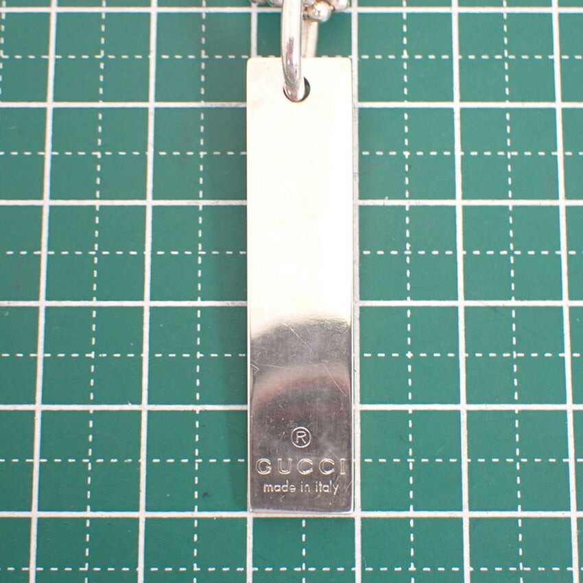 【中古】GUCCI/グッチ 925 ダブルボール チェーンペンダント/ネックレス/j208-2