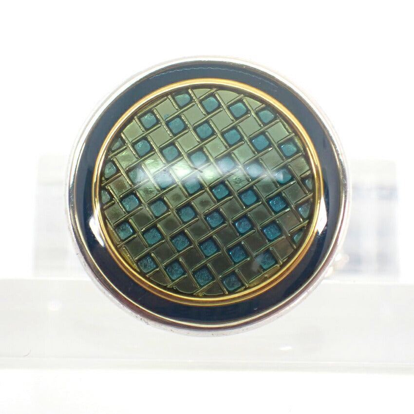 【中古】Dunhill/ダンヒル 925 エマイユ カフス/925/j208-3