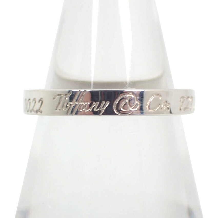 【中古】TIFFANY/ティファニー 925 ノーツ ナロー リング /7.5号/j208-4