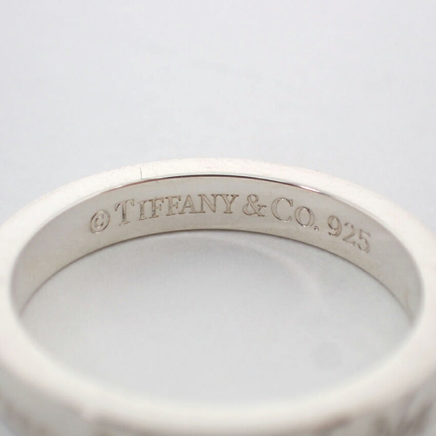 【中古】TIFFANY/ティファニー 925 ノーツ ナロー リング /7.5号/j208-4