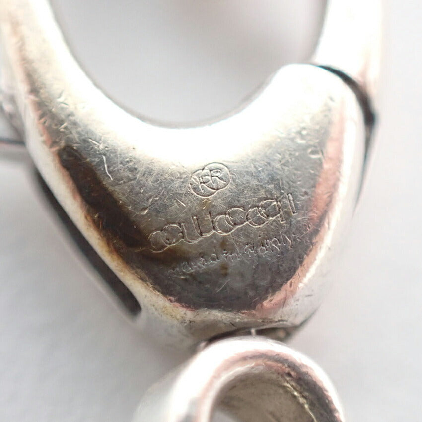 【中古】GUCCI/グッチ 925 ロゴ サークル ペンダント/ネックレス/j208-5