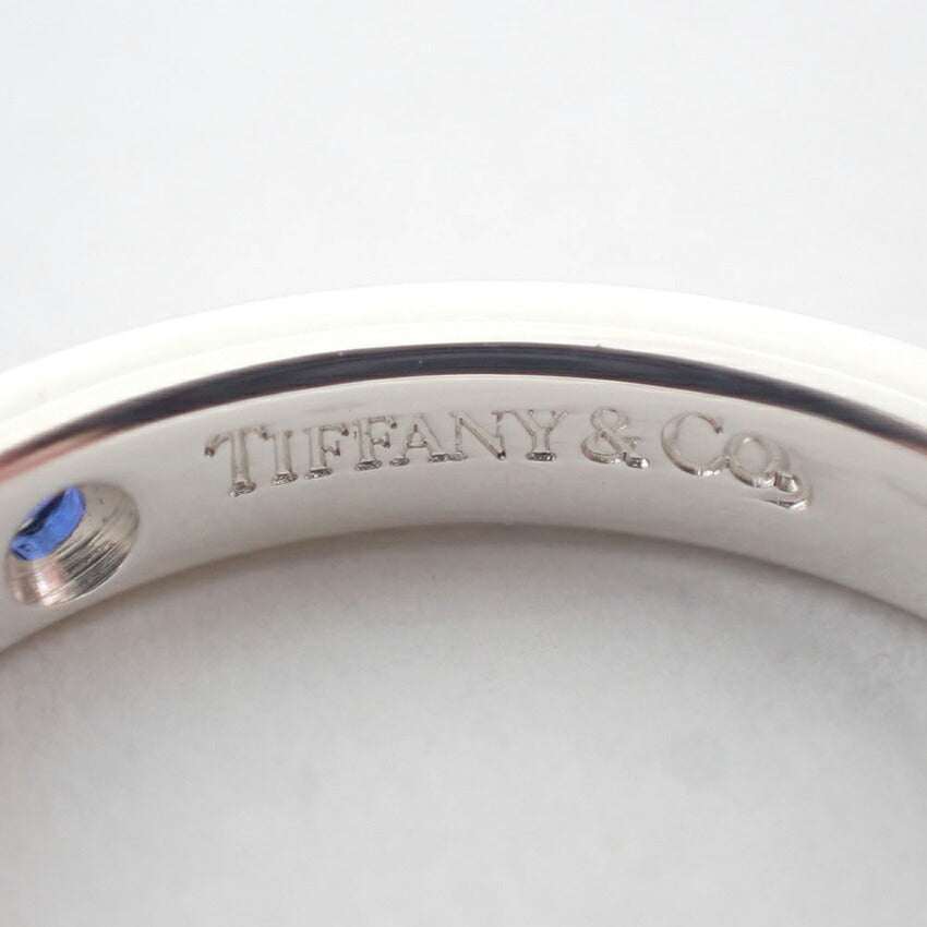 【中古】TIFFANY/ティファニー 925 サファイア スタッキングバンド リング /8号/j209-2