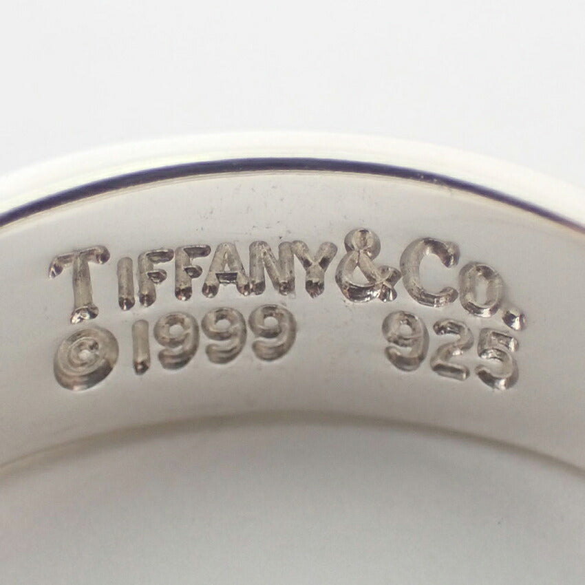 【中古】TIFFANY/ティファニー 925 ナイフエッジ リング /10号/j209-4
