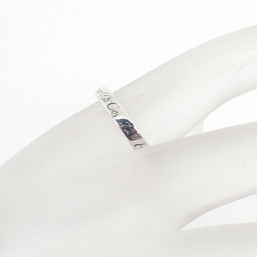 【中古】TIFFANY/ティファニー 925 ノーツ ナロー リング /10号/j209-5