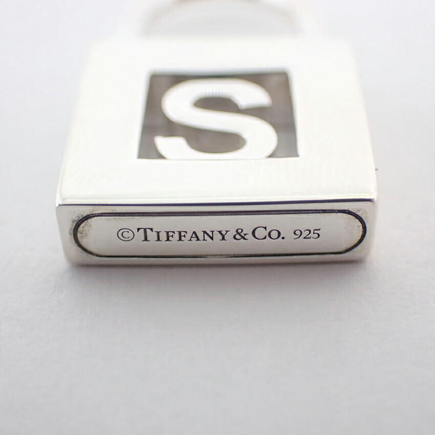 【中古】TIFFANY/ティファニー 925 カデナ イニシャル S チャーム/ペンダントトップ/j209-7
