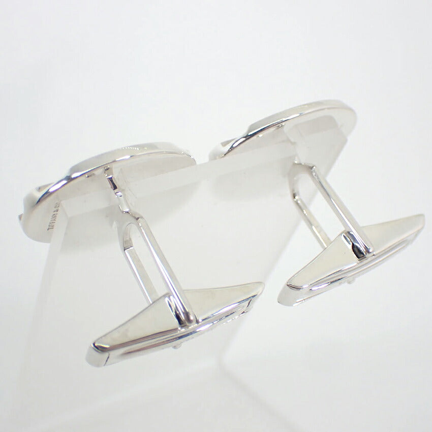 【中古】TIFFANY/ティファニー/925/ダブルライン/カフス/j210-10