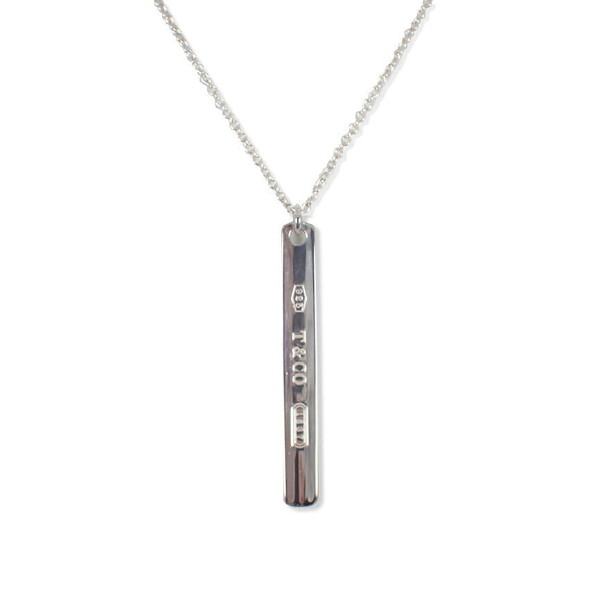 【中古】TIFFANY/ティファニー 925 1837 バー ペンダント/ネックレス/j211-1