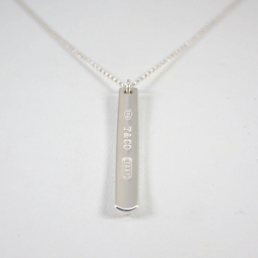 【中古】TIFFANY/ティファニー 925 1837 バー ペンダント/ネックレス/j211-1
