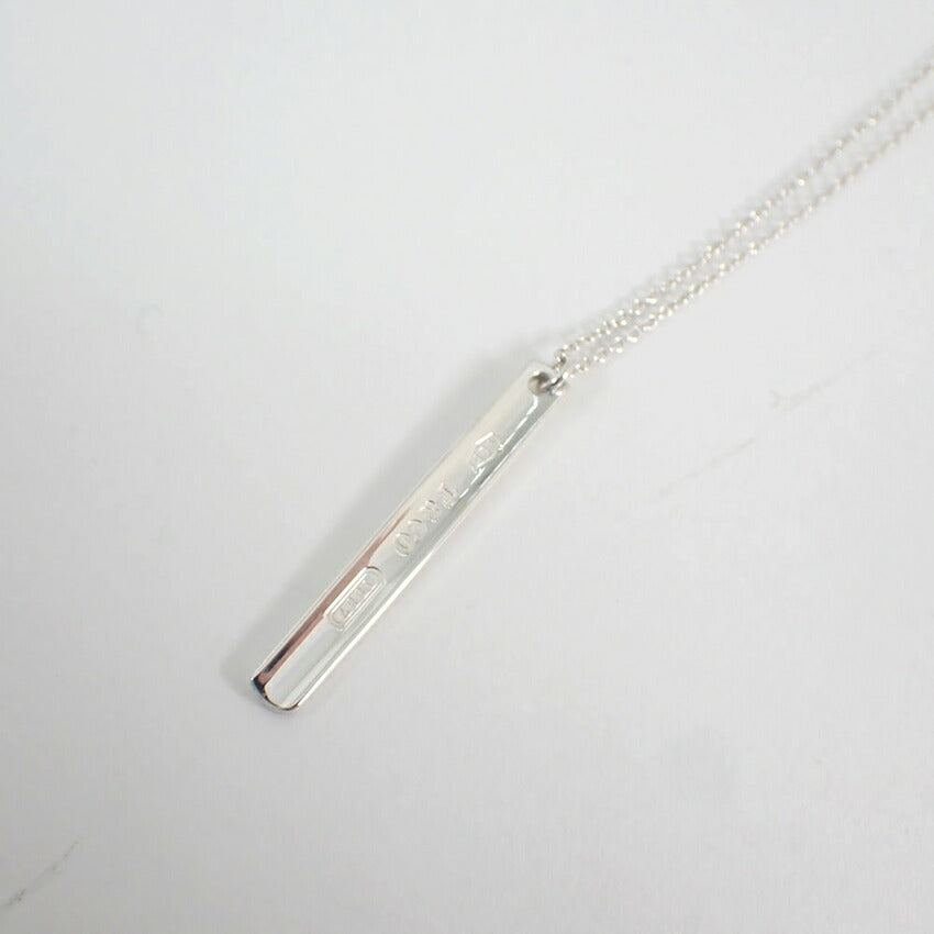 【中古】TIFFANY/ティファニー 925 1837 バー ペンダント/ネックレス/j211-1