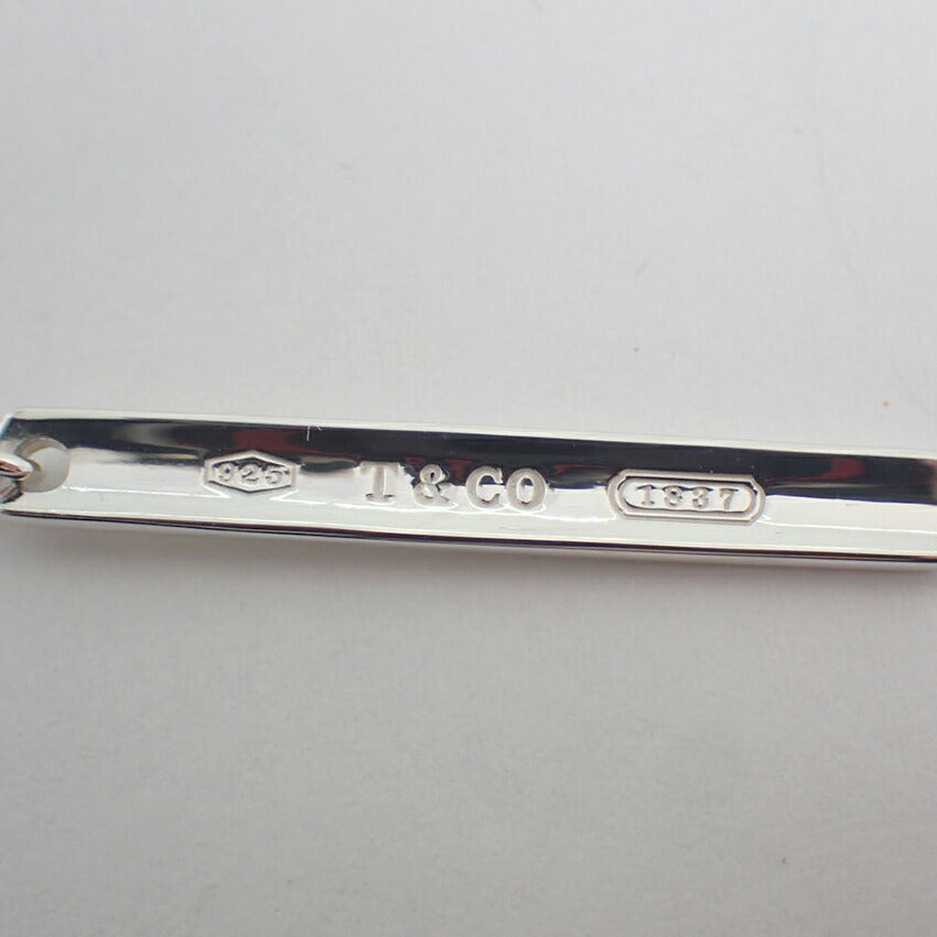 【中古】TIFFANY/ティファニー 925 1837 バー ペンダント/ネックレス/j211-1
