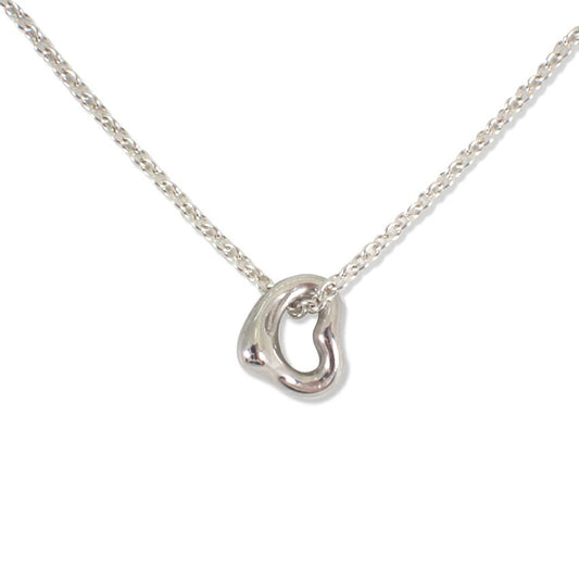 【中古】TIFFANY/ティファニー 925 オープンハート ペンダント/ネックレス/j211-4