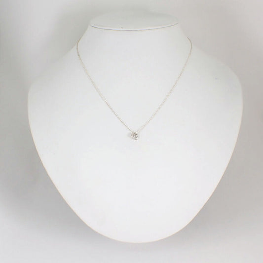 【中古】TIFFANY/ティファニー 925 オープンハート ペンダント/ネックレス/j211-4