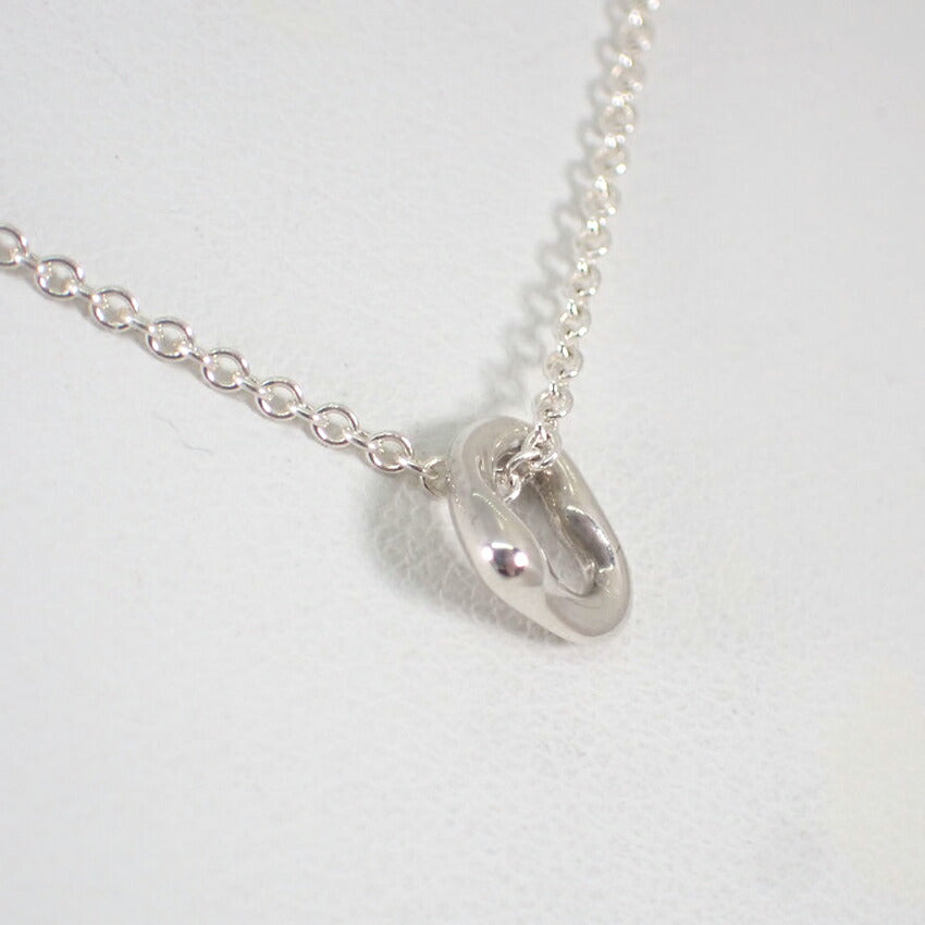 【中古】TIFFANY/ティファニー 925 オープンハート ペンダント/ネックレス/j211-4