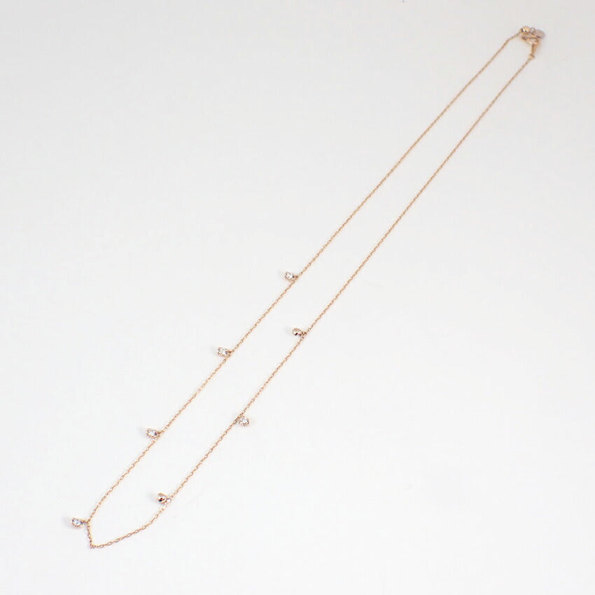 【中古】K18 ダイヤモンド ネックレス/ペンダント/j211-8