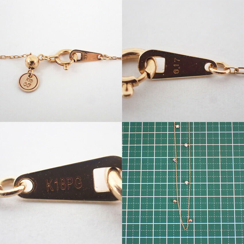 【中古】K18 ダイヤモンド ネックレス/ペンダント/j211-8