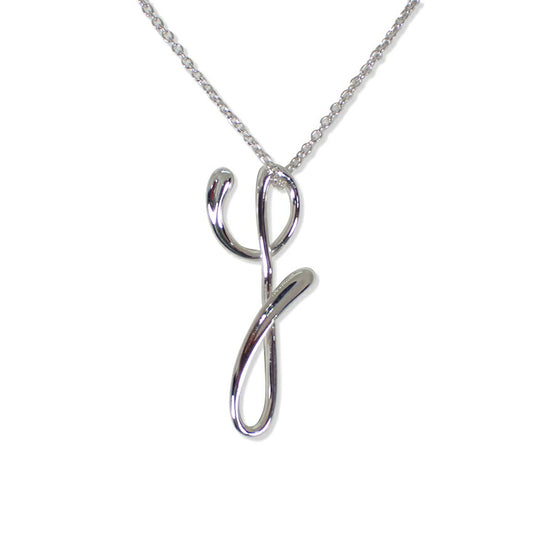 【中古】TIFFANY/ティファニー 925 イニシャル/y ペンダント/ネックレス/j213-30
