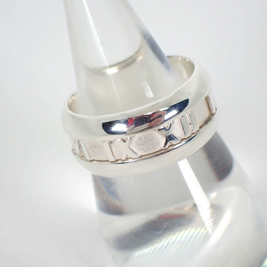 【中古】TIFFANY/ティファニー 925 アトラス リング /15号/j213-36