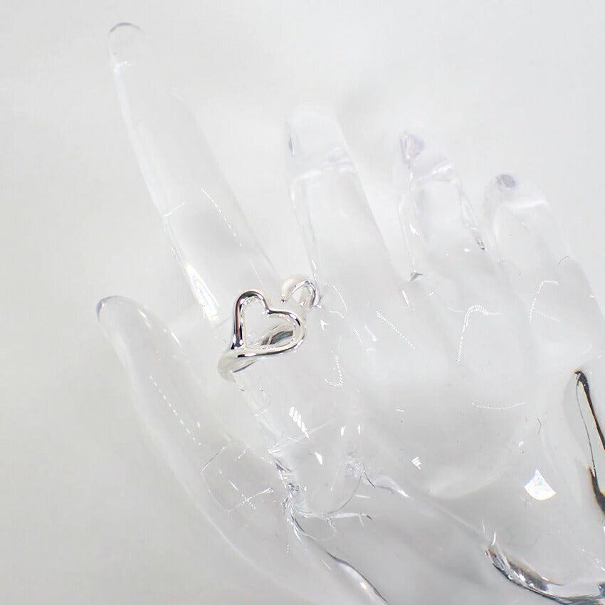 【中古】TIFFANY/ティファニー 925 オープンハート リング /12号/j213-37