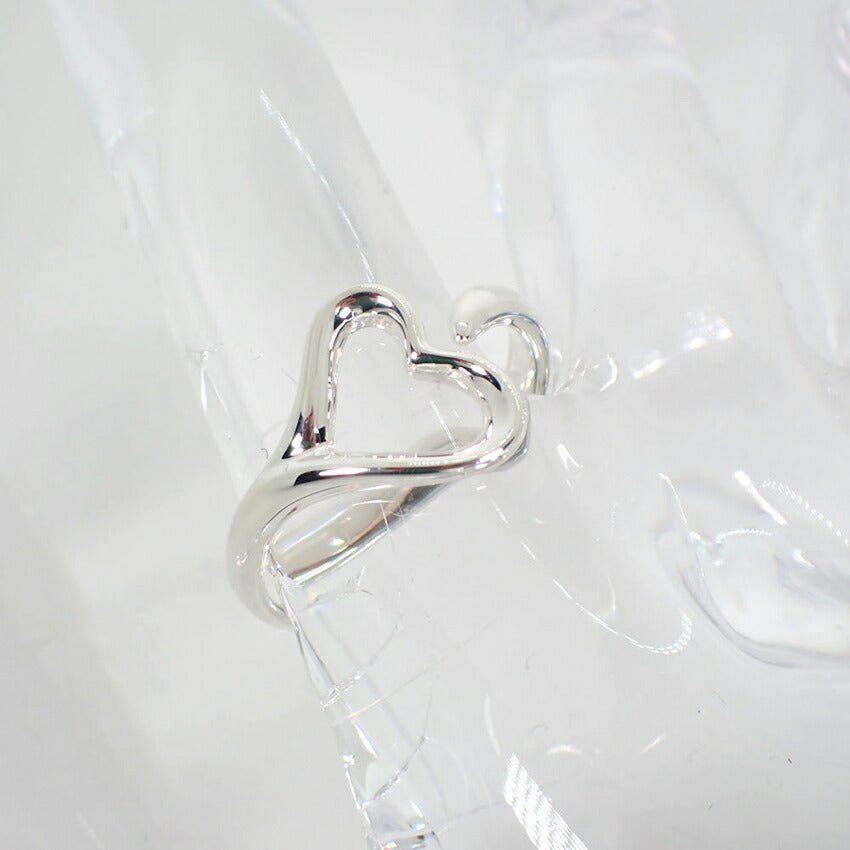 【中古】TIFFANY/ティファニー 925 オープンハート リング /12号/j213-37