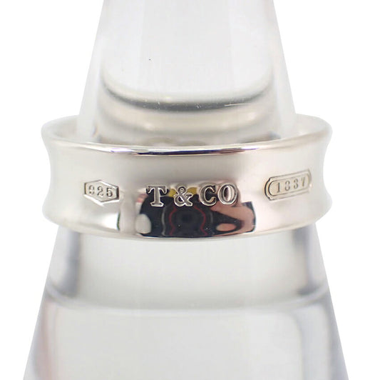 【中古】TIFFANY/ティファニー 925 1837 ナローリング/21号/j214-1