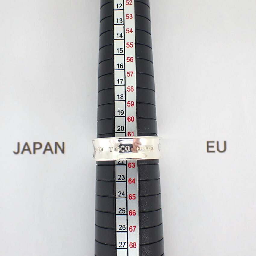 【中古】TIFFANY/ティファニー 925 1837 ナローリング/21号/j214-1